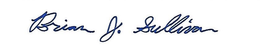 Brian J. Sullivan Signature